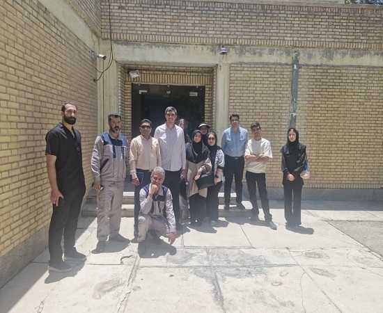 بازدید دانشجویان گروه مهندسی بهداشت محیط از تصفیه خانه آب شیراز
